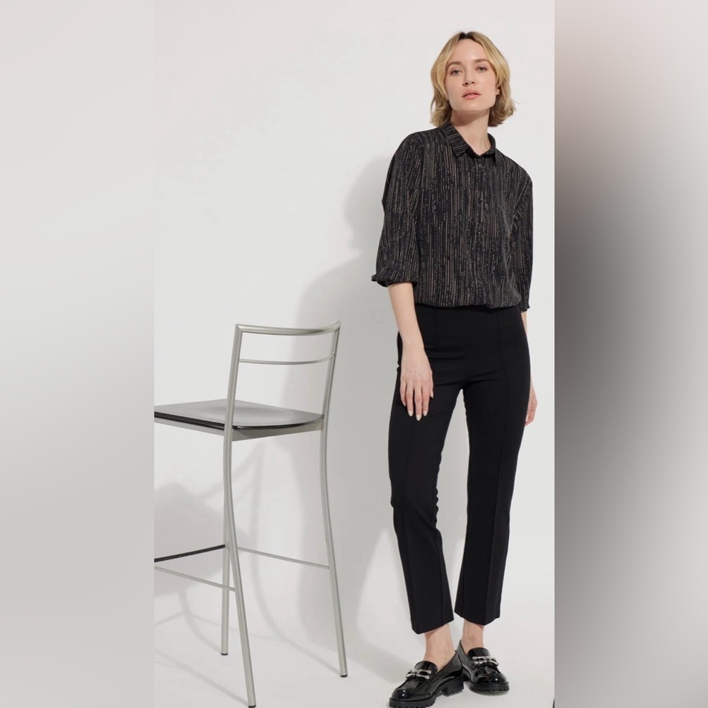 Lyssé Ankle Elysse Black Dress Pants
